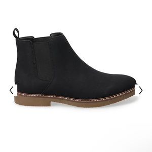 Black Suede Chelsea Boots